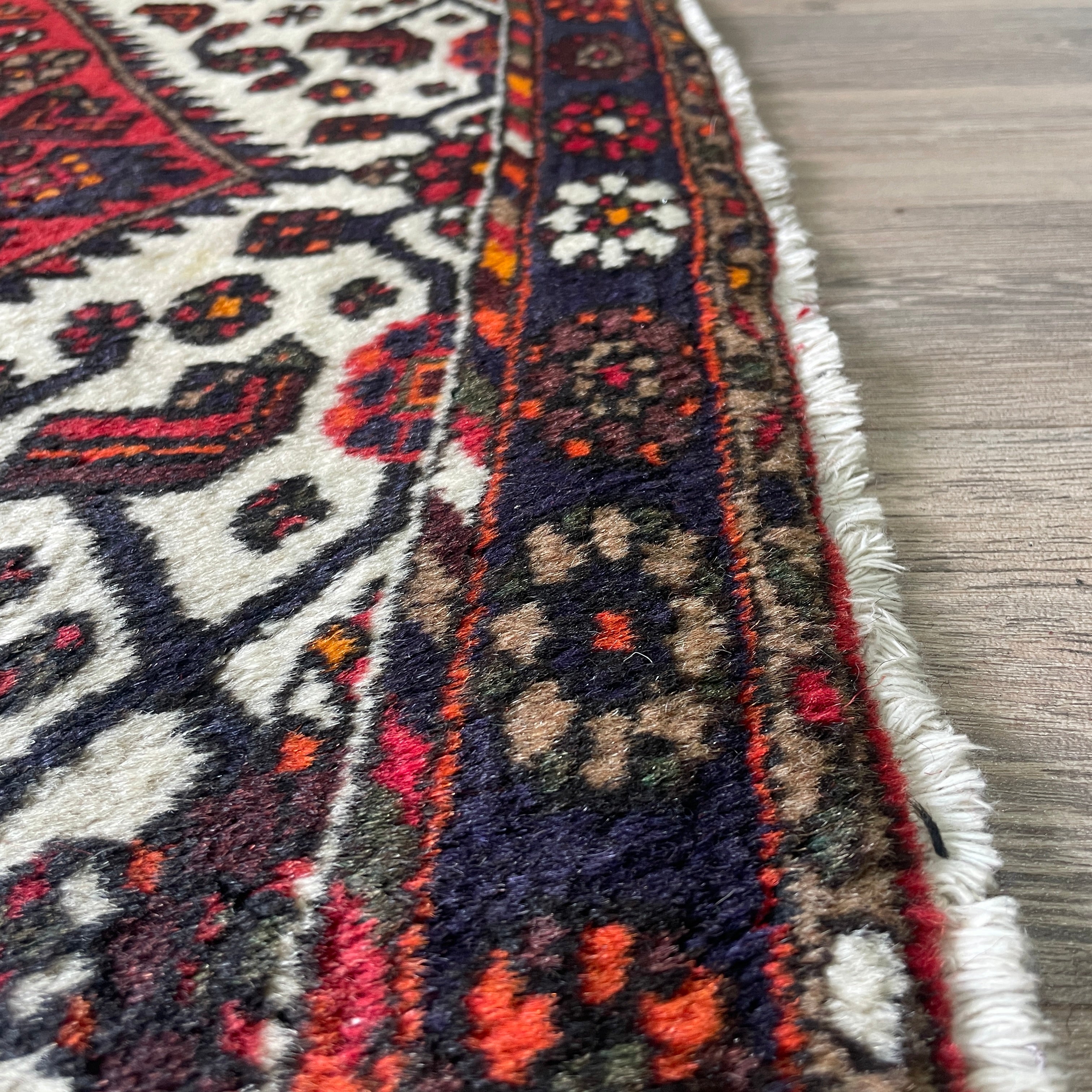Old Persian Hamadan Rug c. 1970