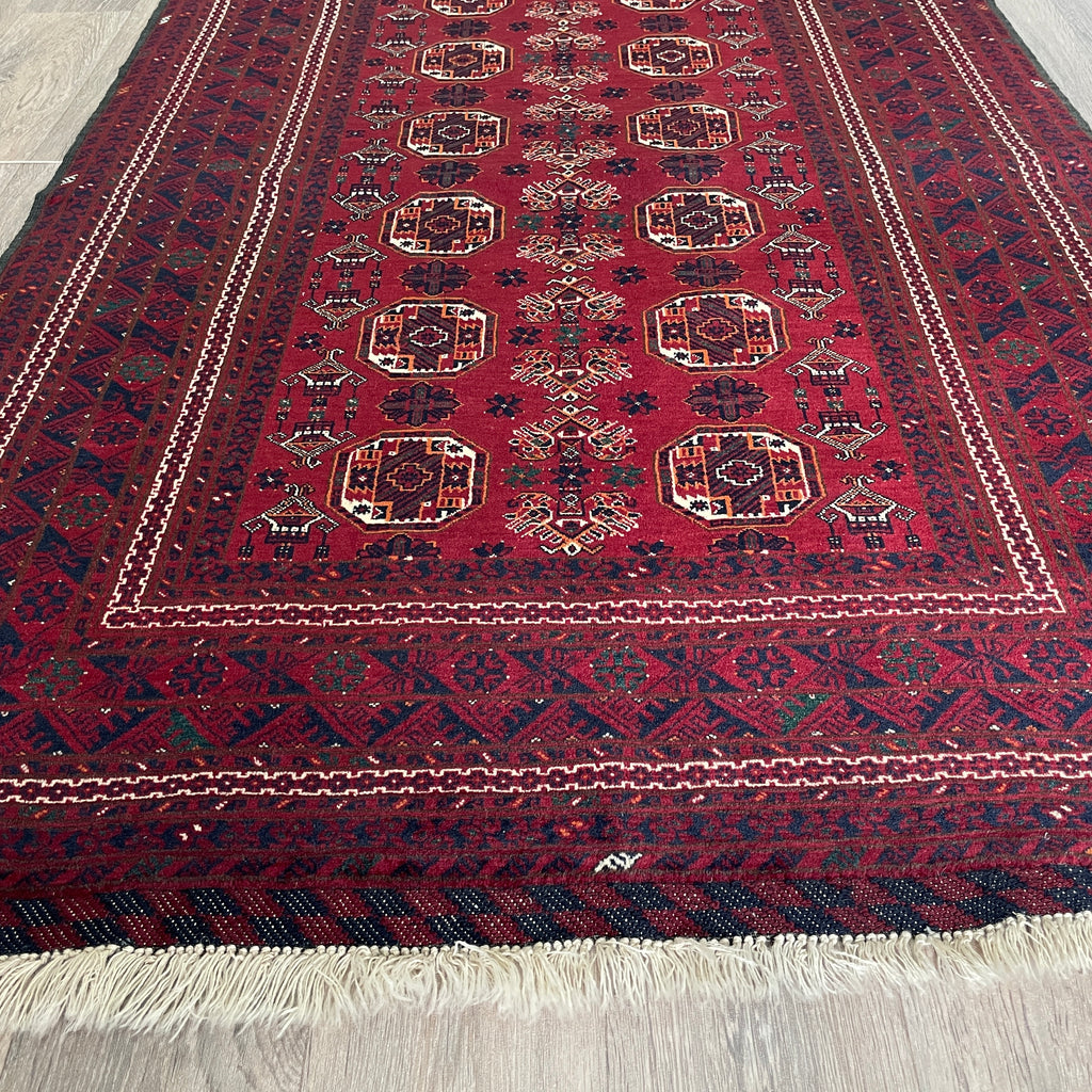 193 x 122 cm | Afghan Fine Kunduz Rug - Khorasan Rugs