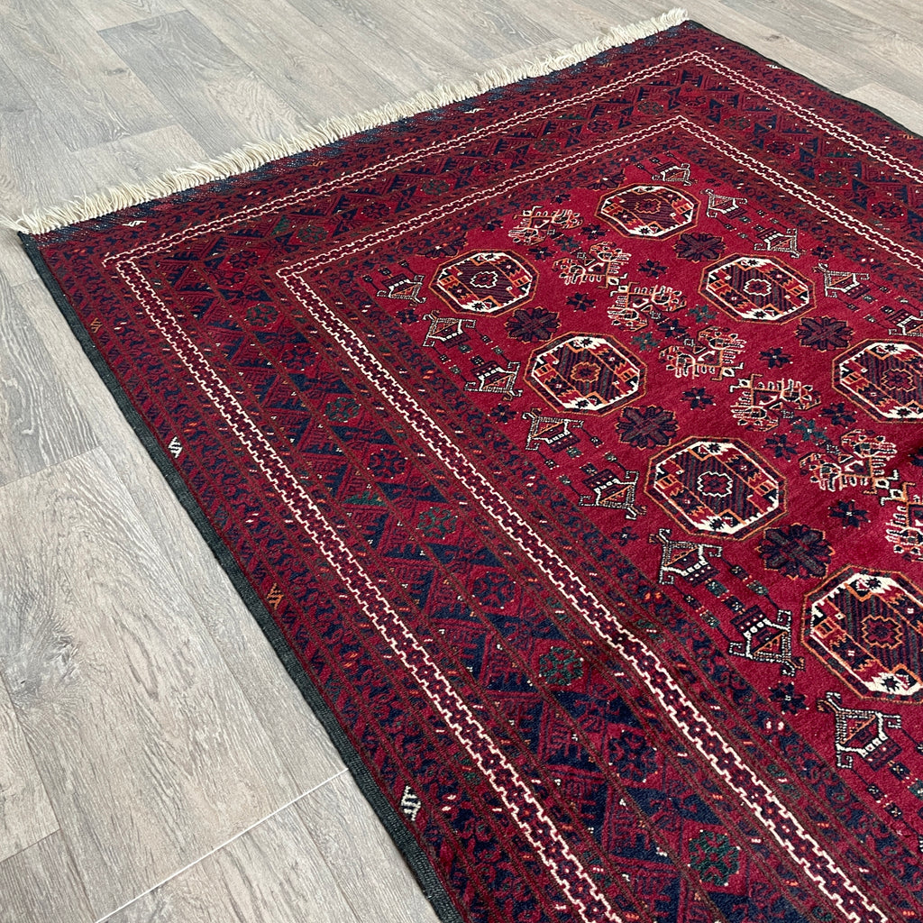 193 x 122 cm | Afghan Fine Kunduz Rug - Khorasan Rugs