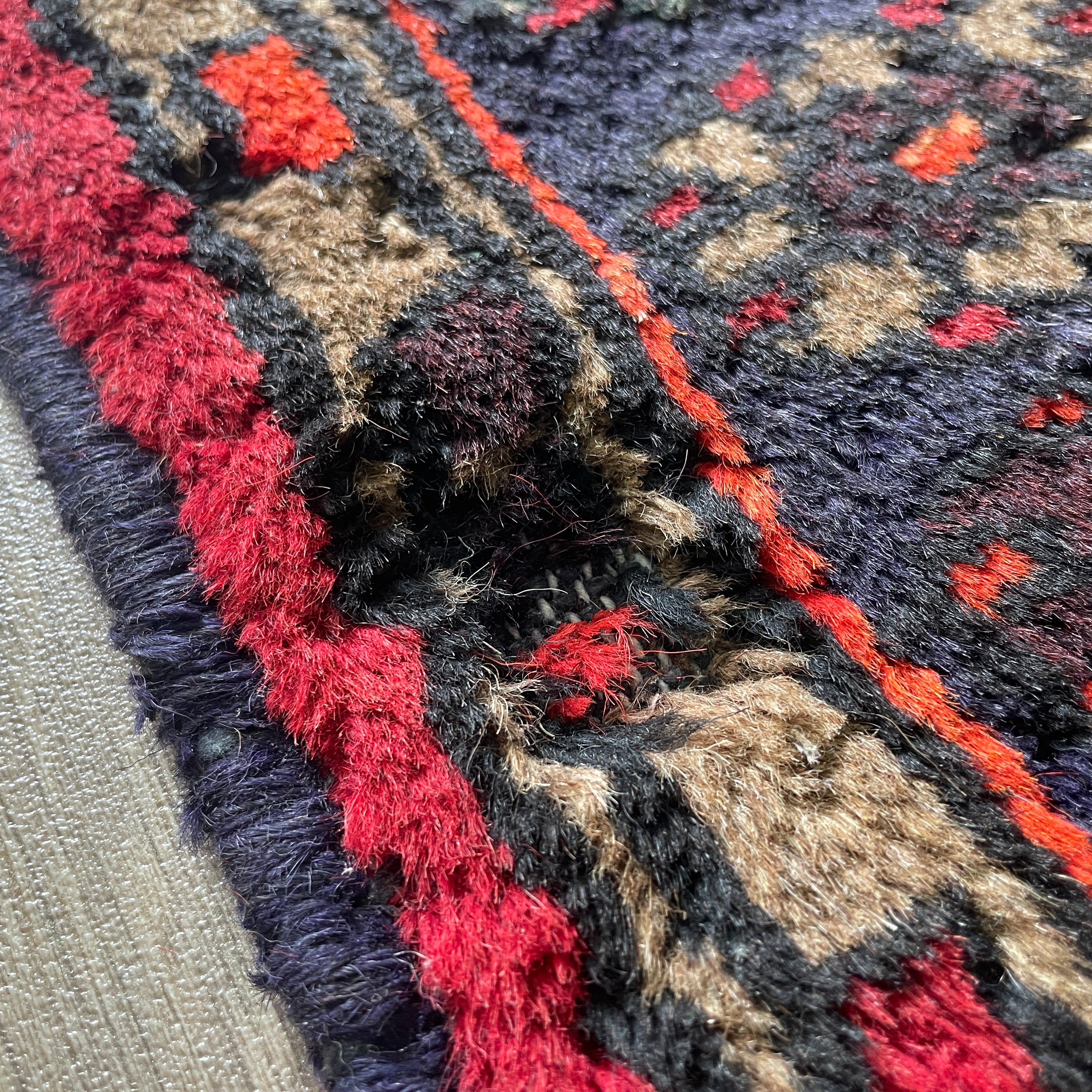 Old Persian Hamadan Rug c. 1970