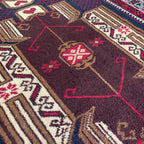 Afghan Herati Baluch Rug (Old 1980)