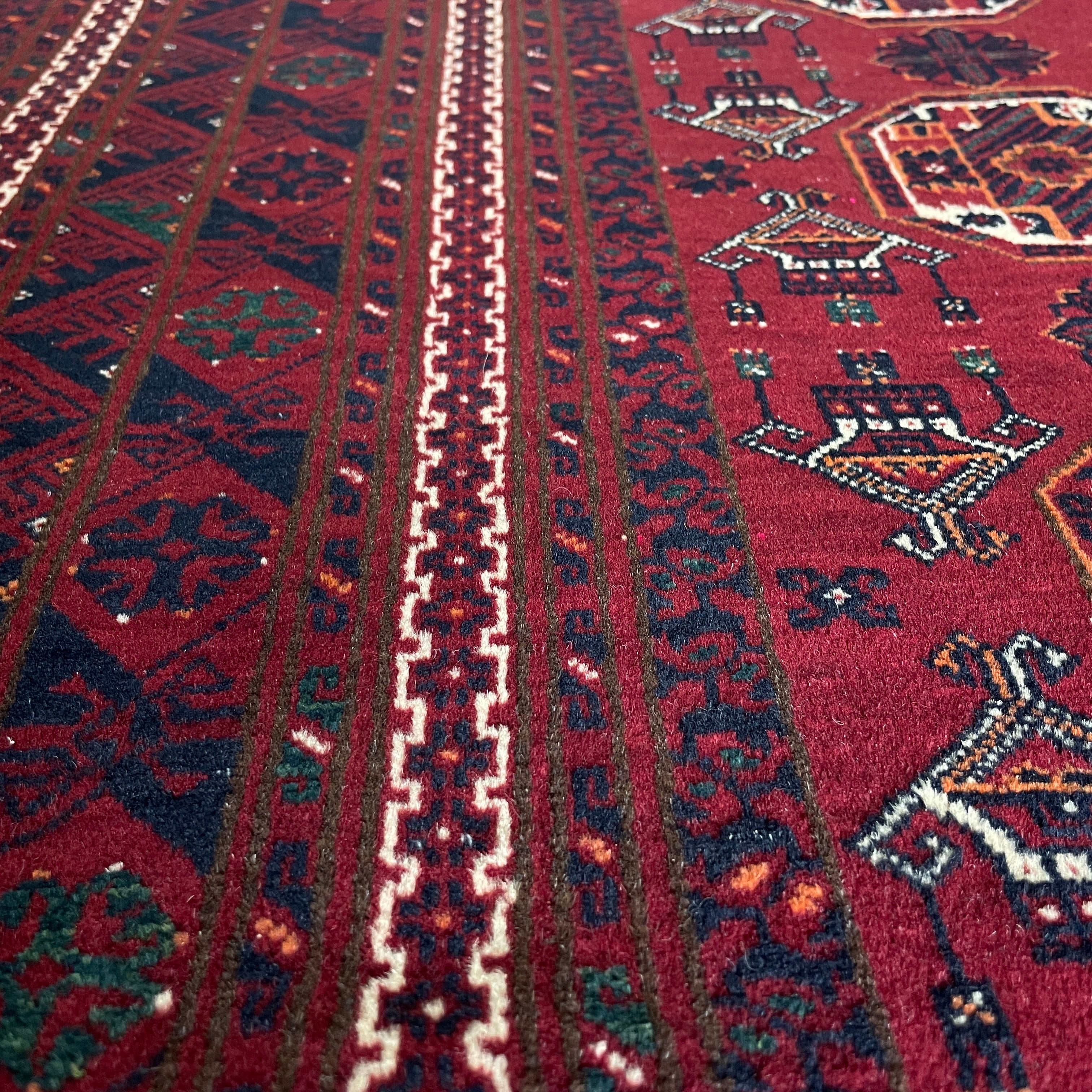 193 x 122 cm | Afghan Fine Kunduz Rug - Khorasan Rugs