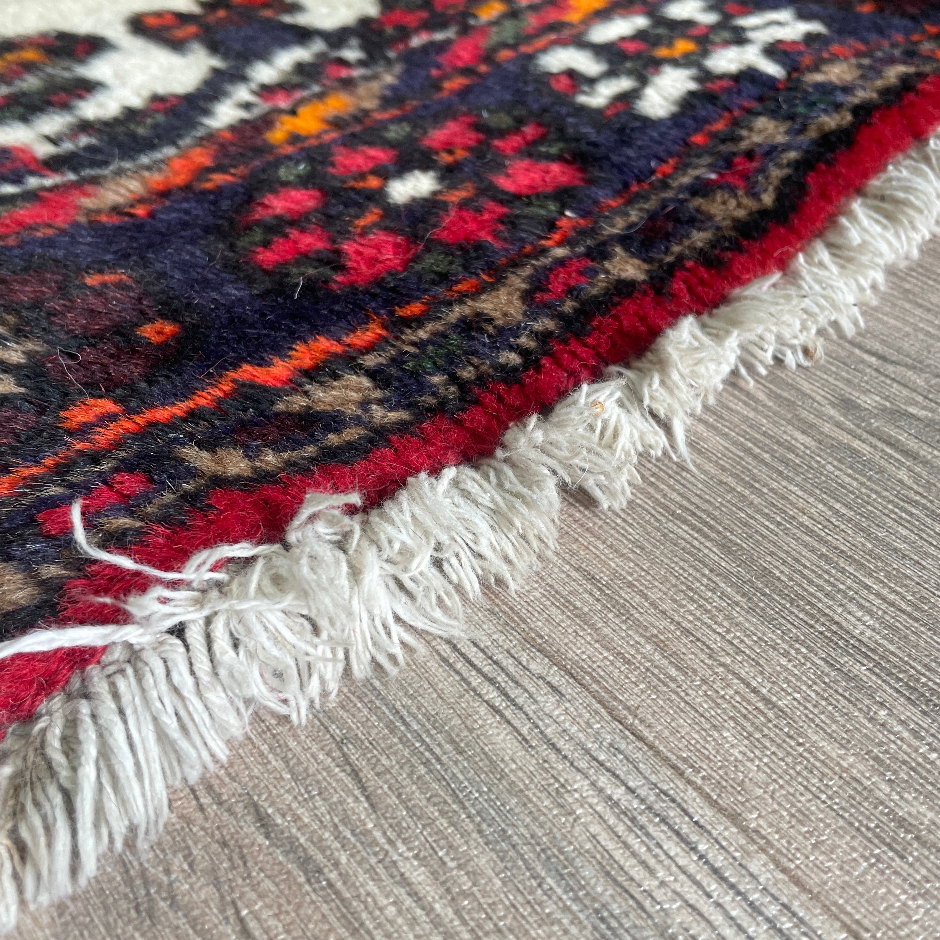 Old Persian Hamadan Rug c. 1970
