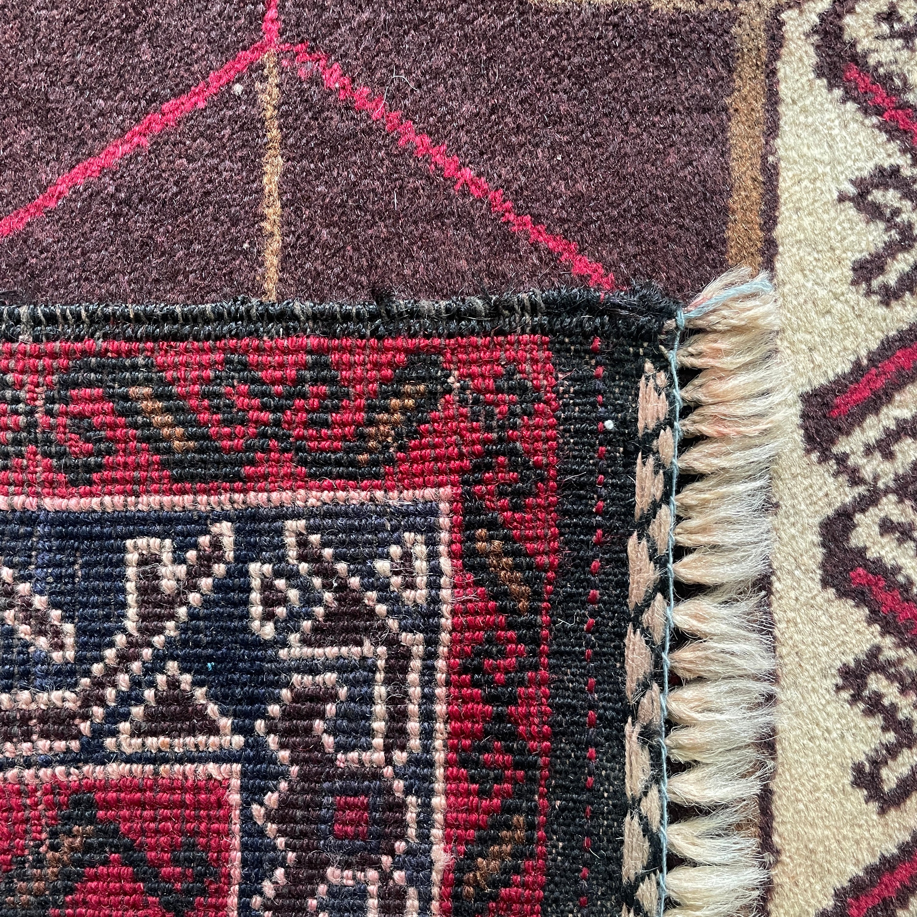 Afghan Herati Baluch Rug (Old 1980)