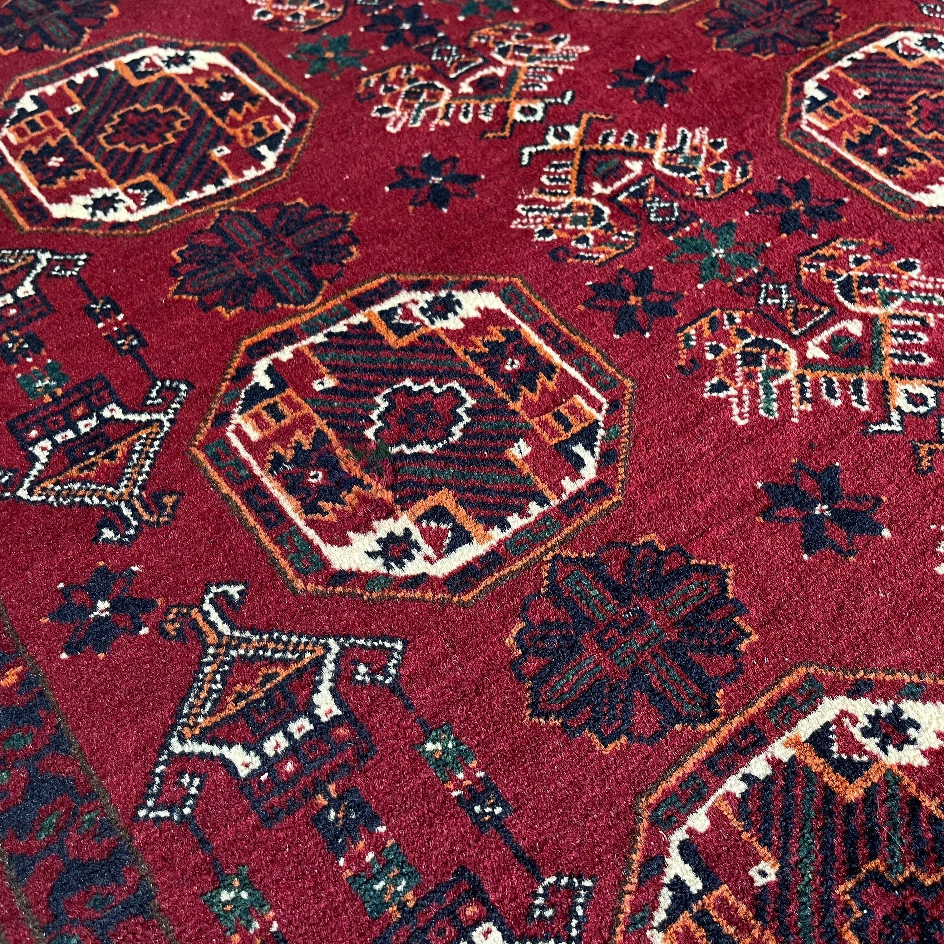 193 x 122 cm | Afghan Fine Kunduz Rug - Khorasan Rugs