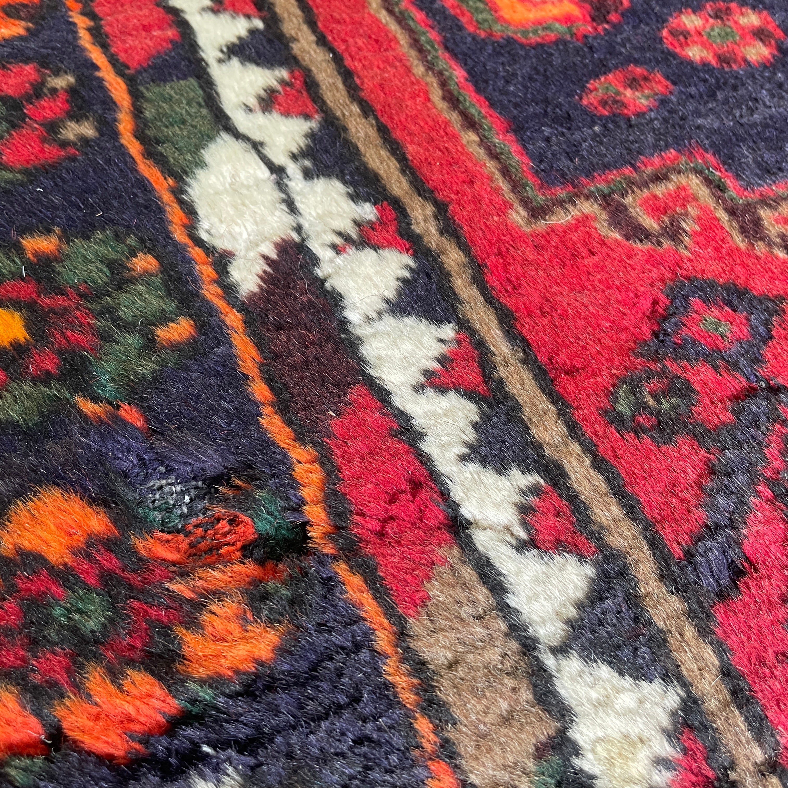 Old Persian Hamadan Rug c. 1970