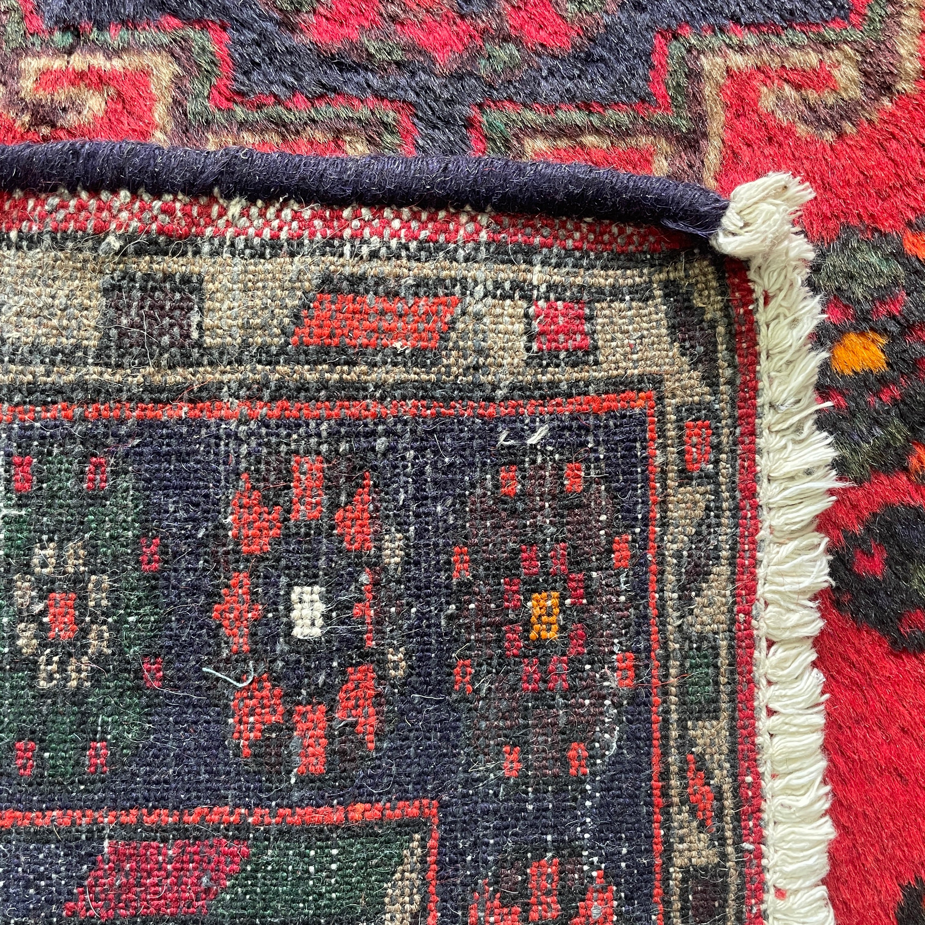 Old Persian Hamadan Rug c. 1970