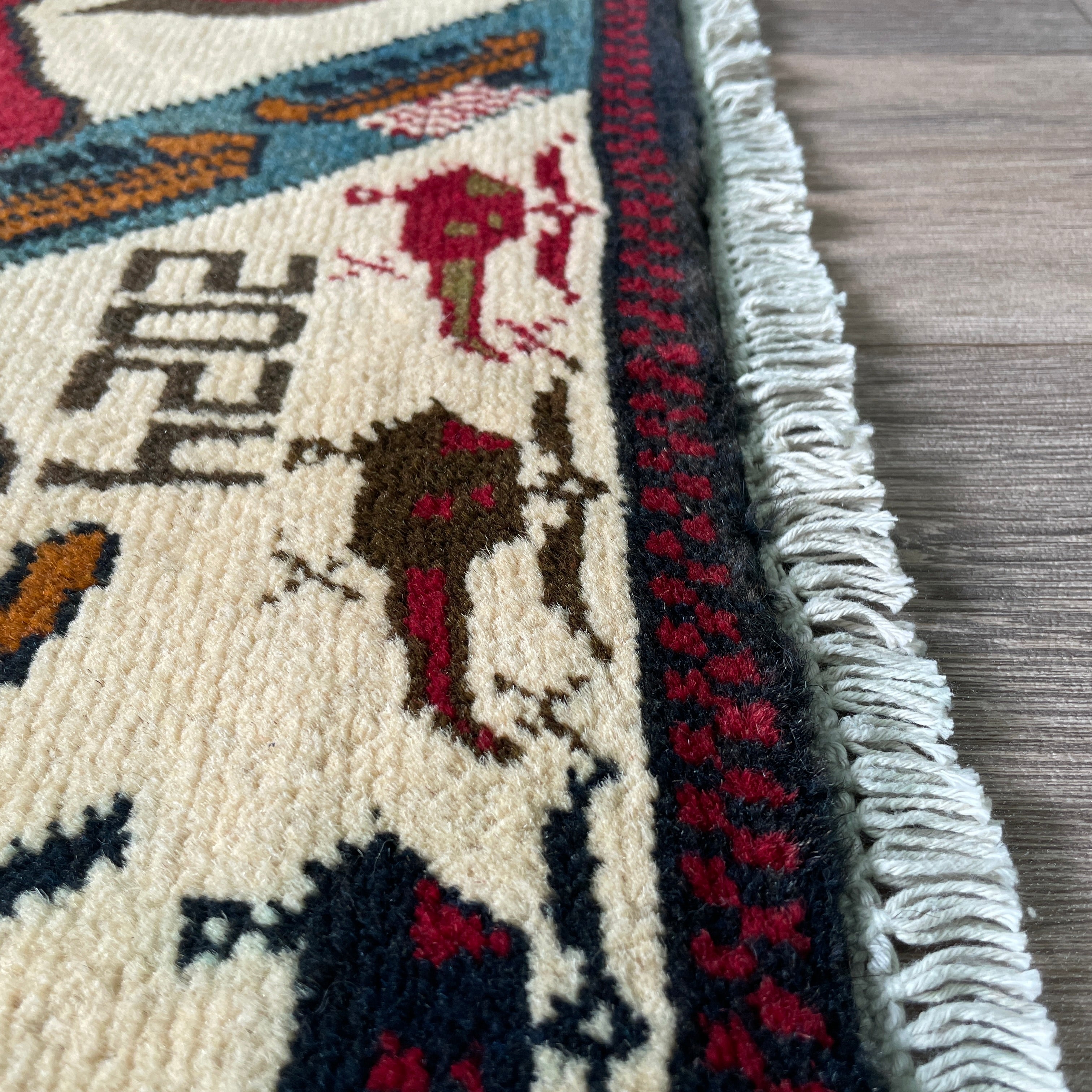 83 x 58 cm | Afghan Soviet War Rug - Khorasan Rugs