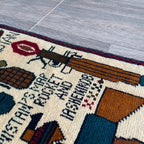 83 x 58 cm | Afghan Soviet War Rug - Khorasan Rugs