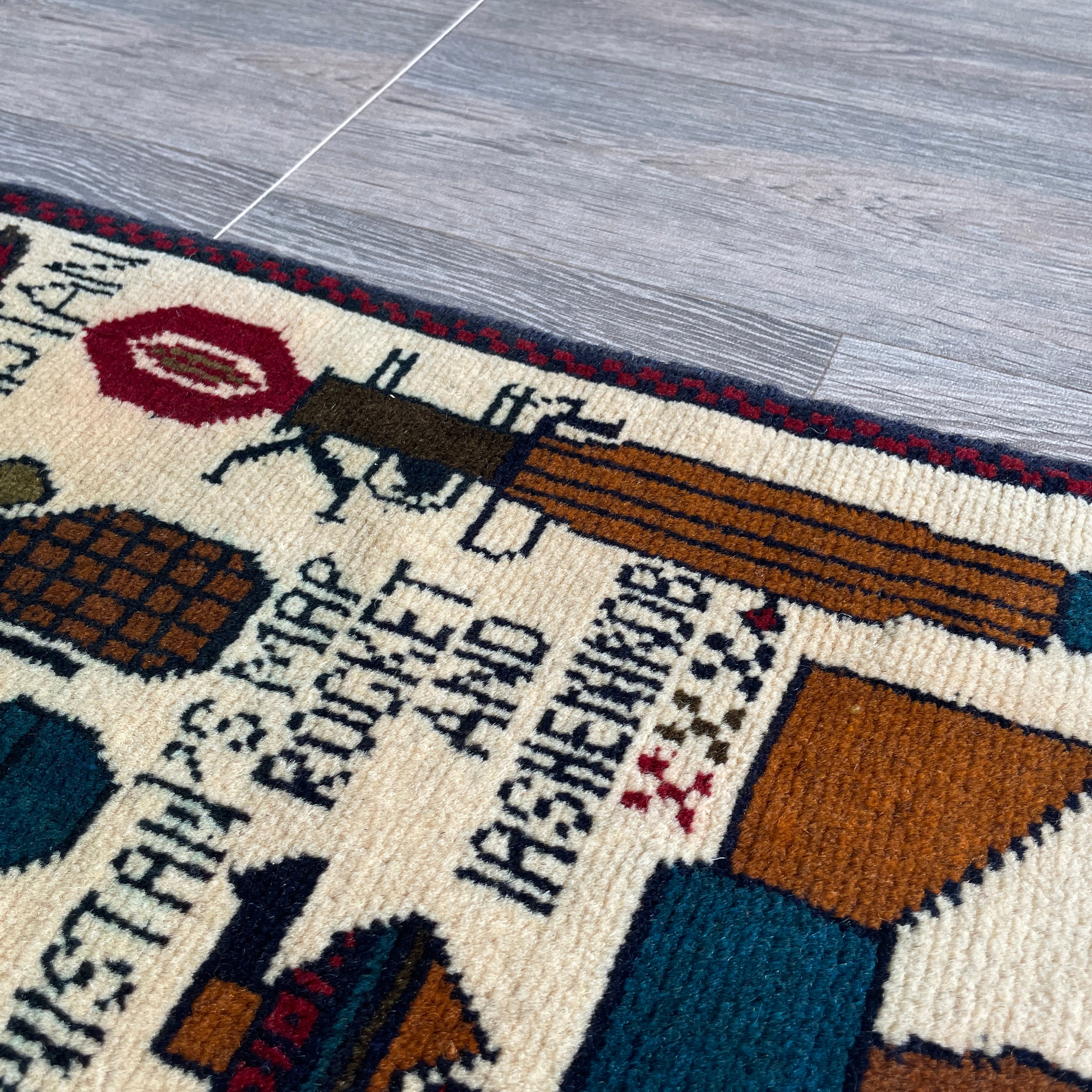 83 x 58 cm | Afghan Soviet War Rug - Khorasan Rugs