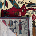 83 x 58 cm | Afghan Soviet War Rug - Khorasan Rugs