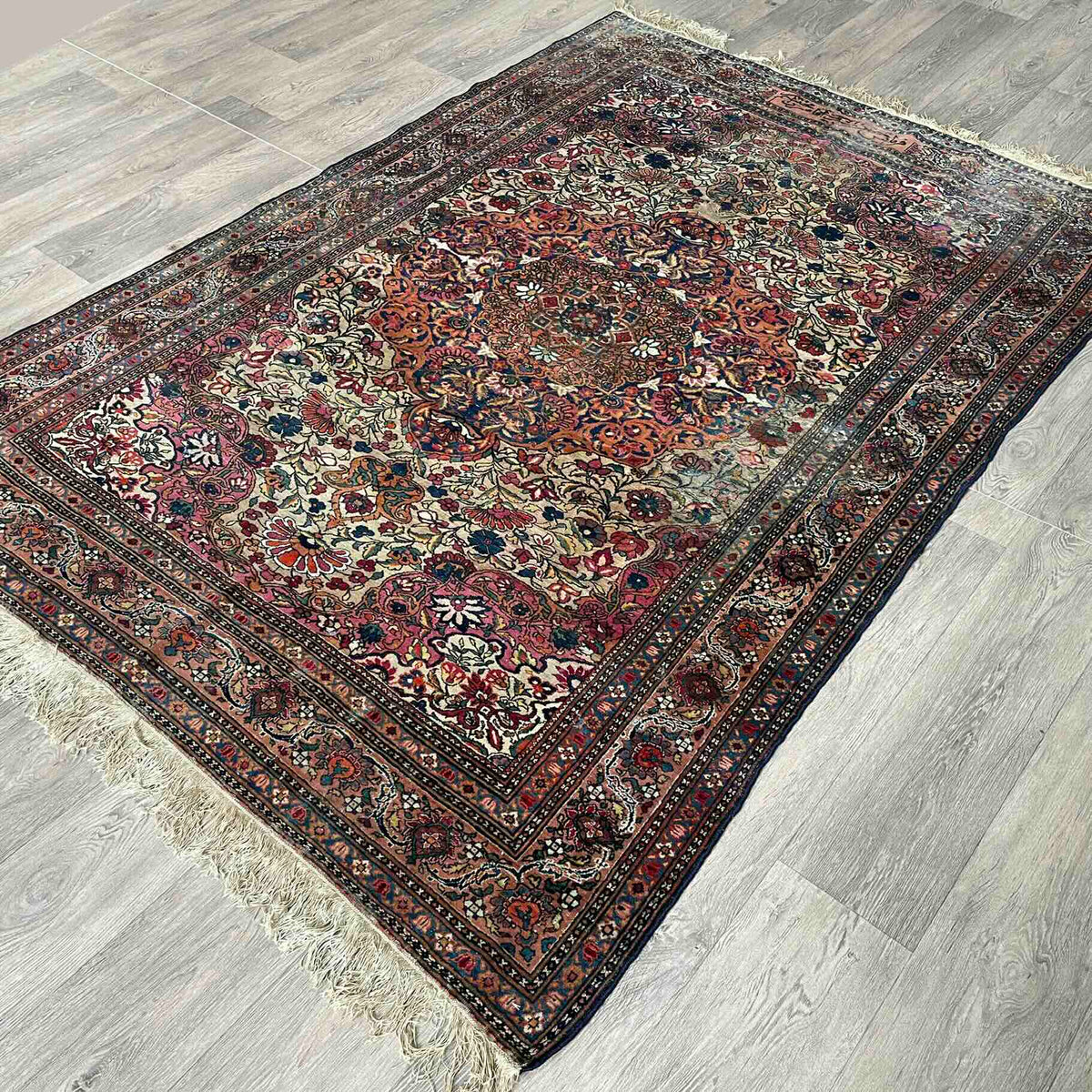Antique Persian Mohtasham Rug c. 1900