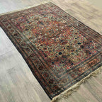 Antique Persian Mohtasham Rug c. 1900