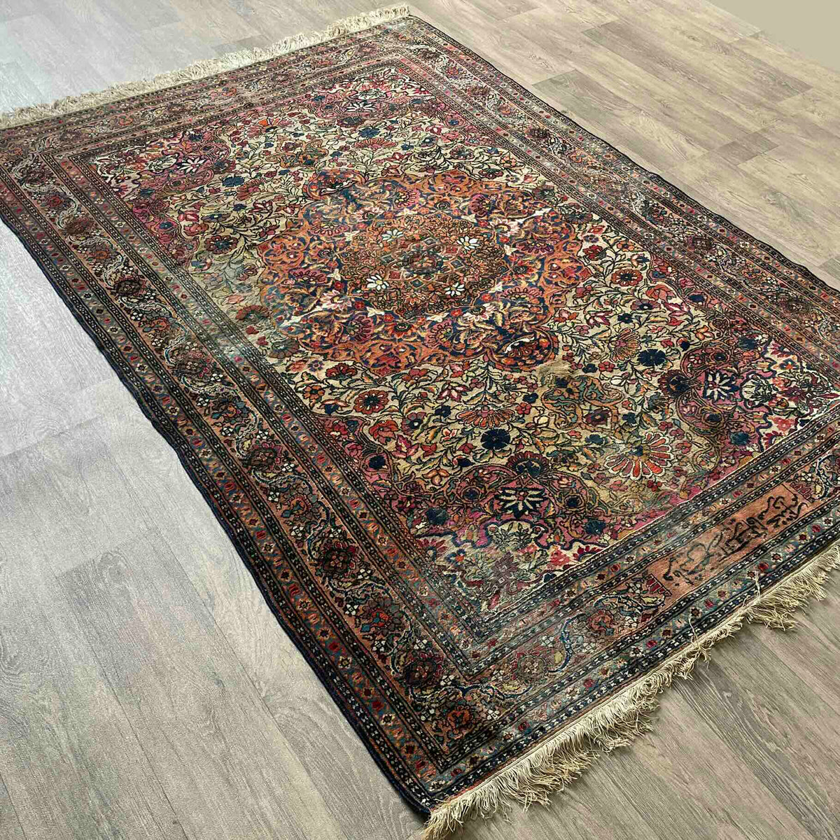 Antique Persian Mohtasham Rug c. 1900