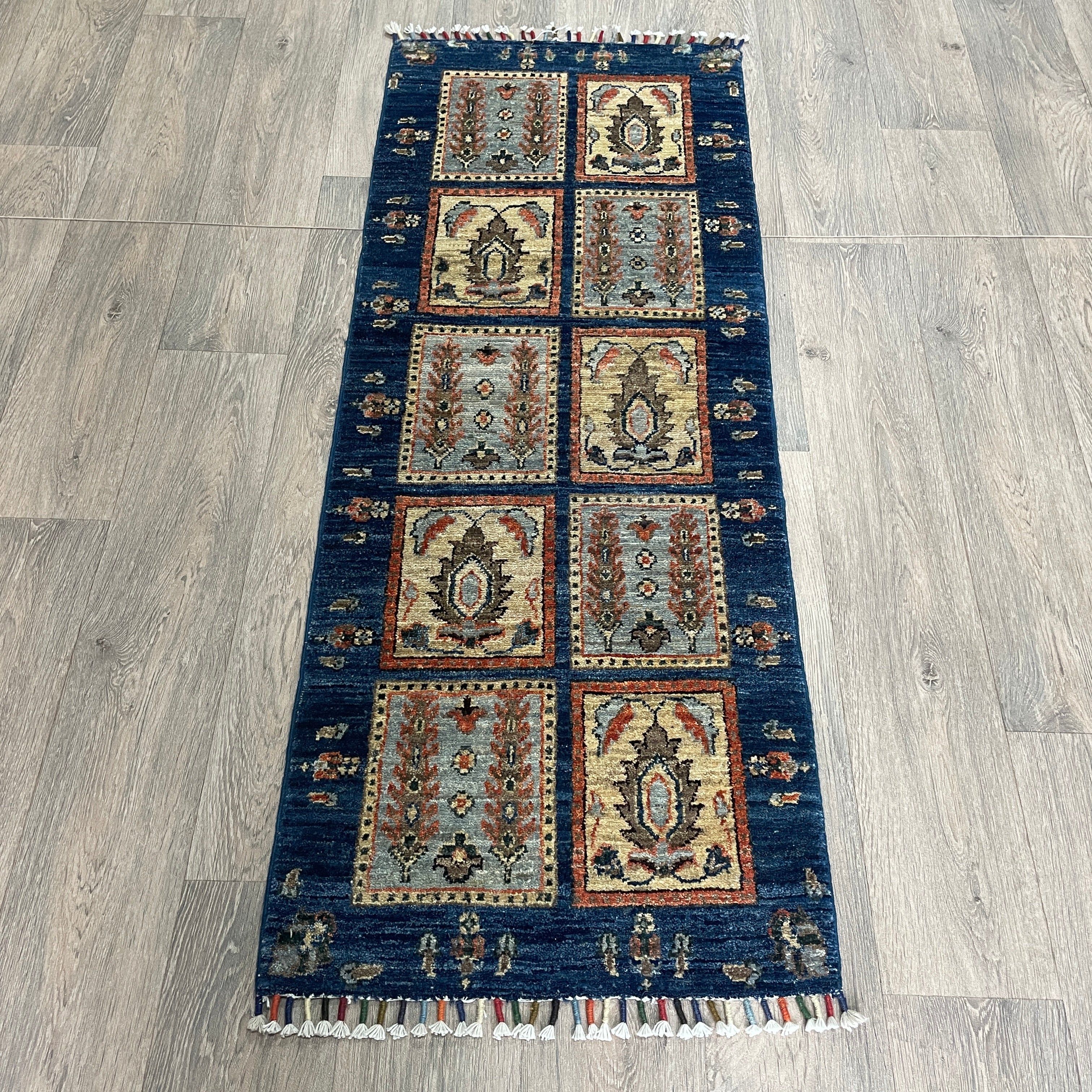 Afghan Ziegler Runner 'Tray of Flowers'