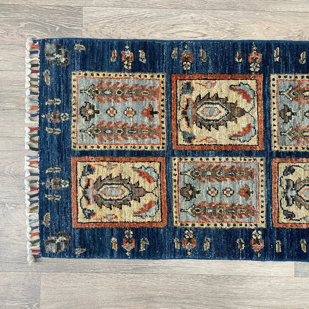 Afghan Ziegler Runner 'Tray of Flowers'
