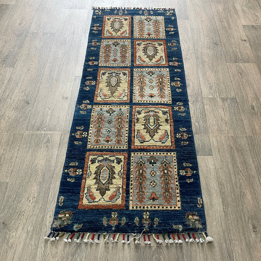 Afghan Ziegler Runner 'Tray of Flowers'