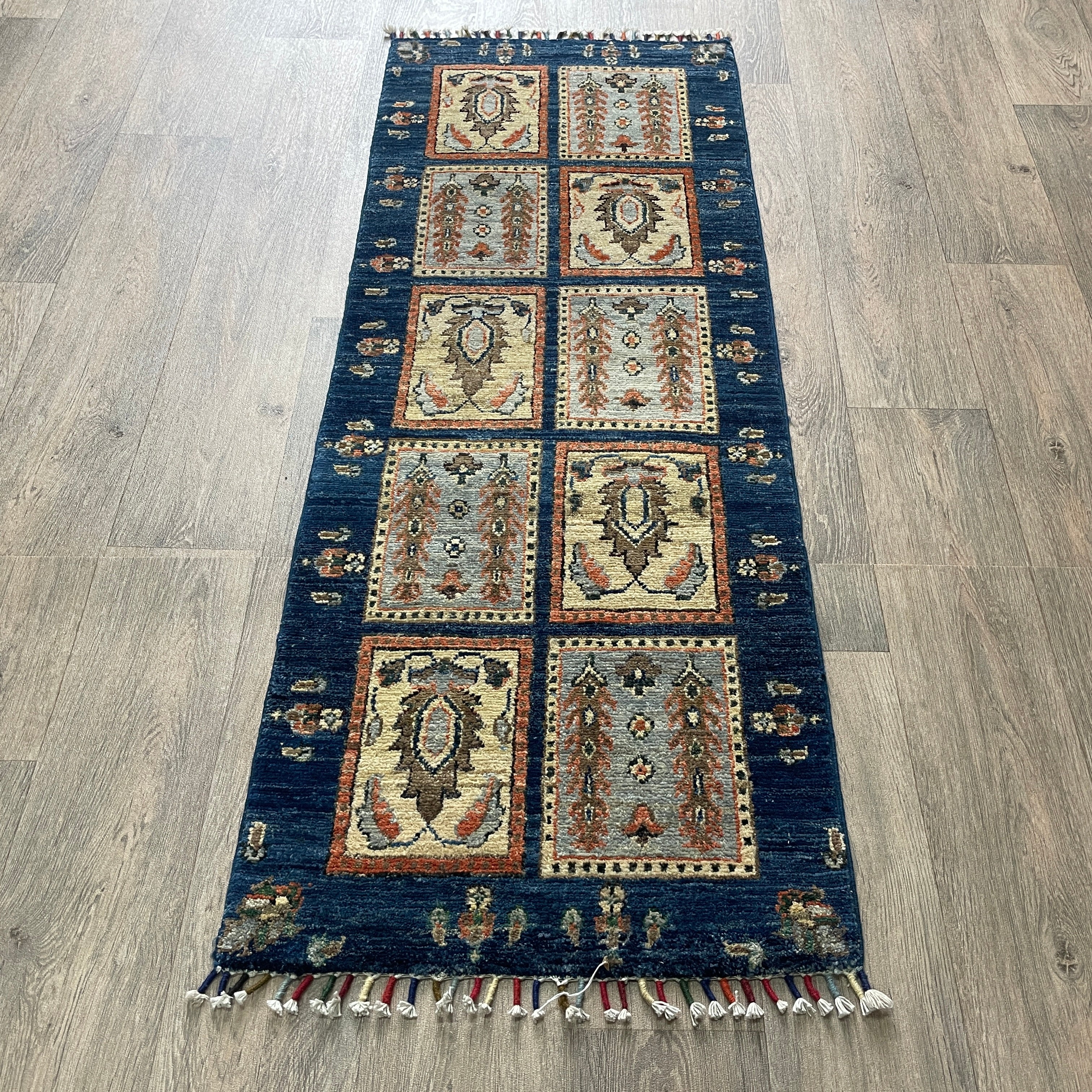 Afghan Ziegler Runner 'Tray of Flowers'