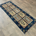 Afghan Ziegler Runner 'Tray of Flowers'