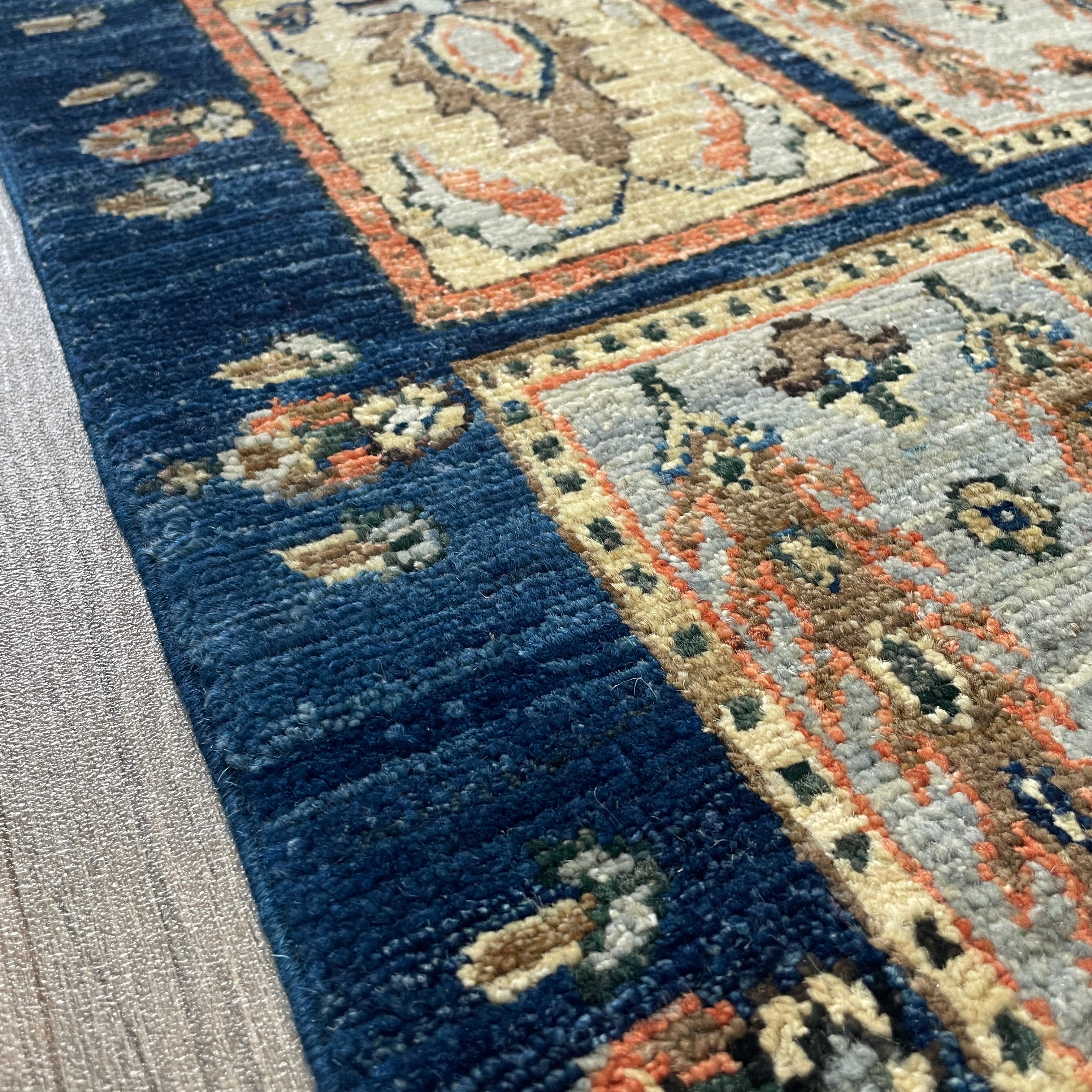 Afghan Ziegler Runner 'Tray of Flowers'