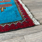 81 x 62 cm | Afghan 9/11 War Rug - Khorasan Rugs