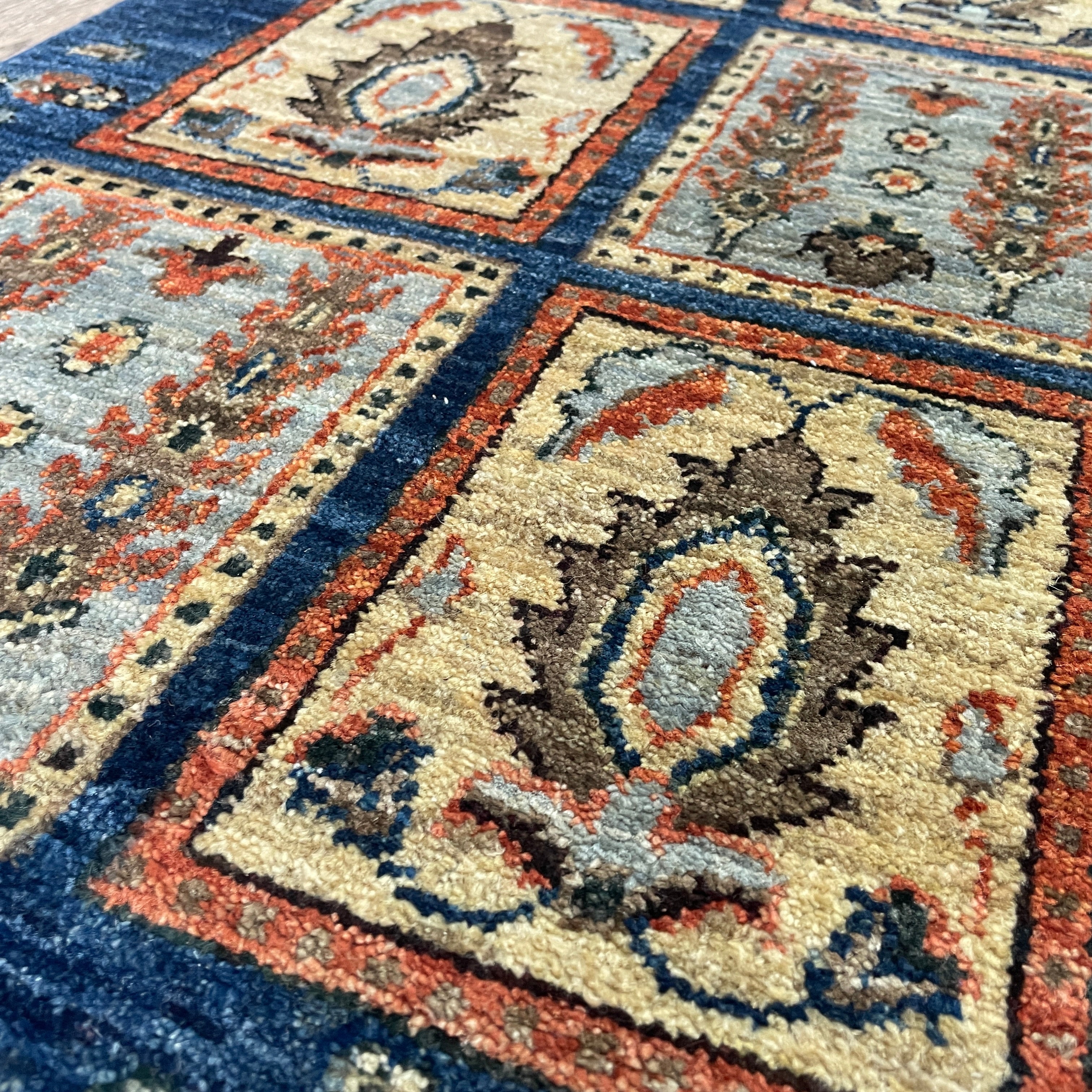 Afghan Ziegler Runner 'Tray of Flowers'