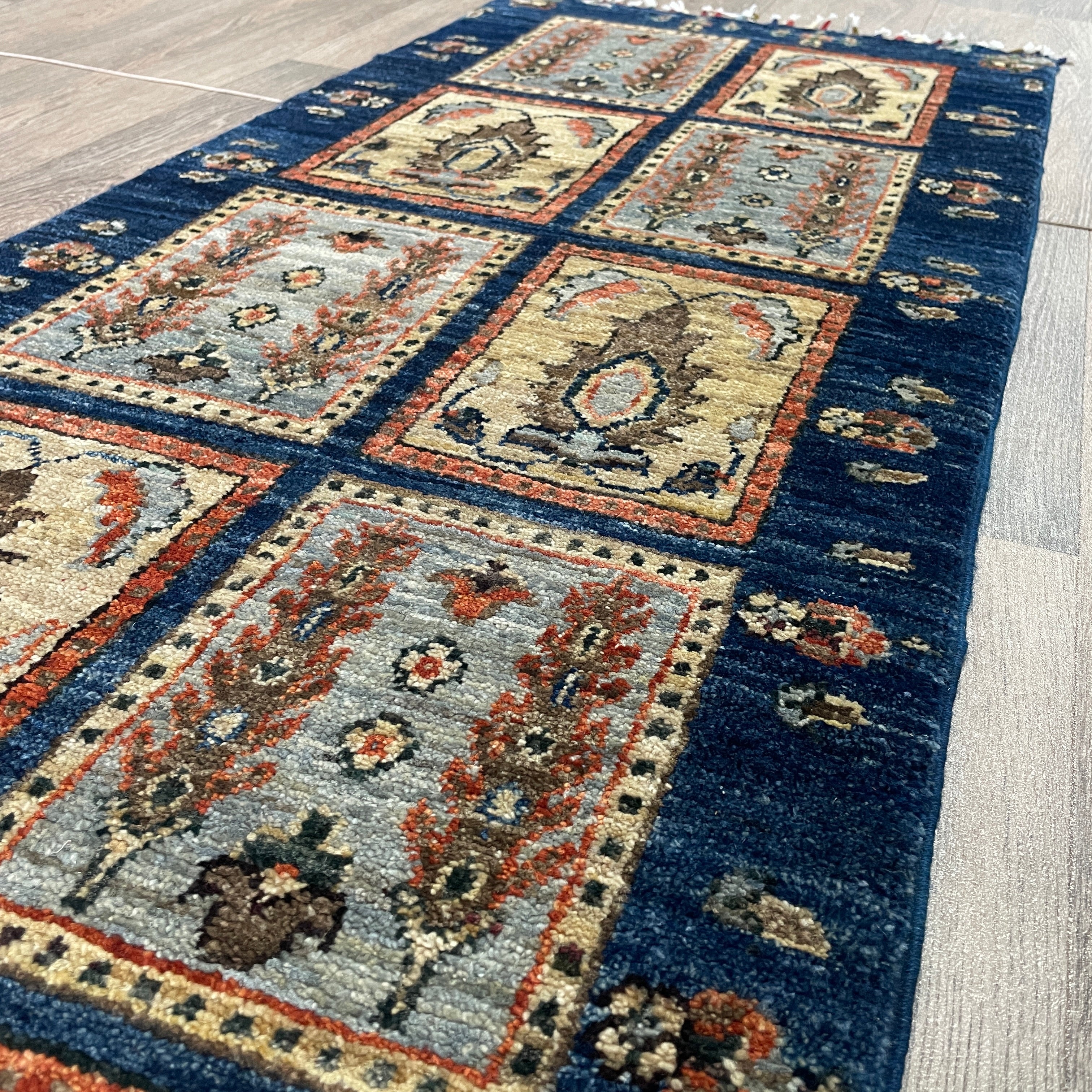 Afghan Ziegler Runner 'Tray of Flowers'