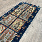 Afghan Ziegler Runner 'Tray of Flowers'