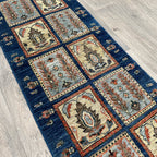 Afghan Ziegler Runner 'Tray of Flowers'