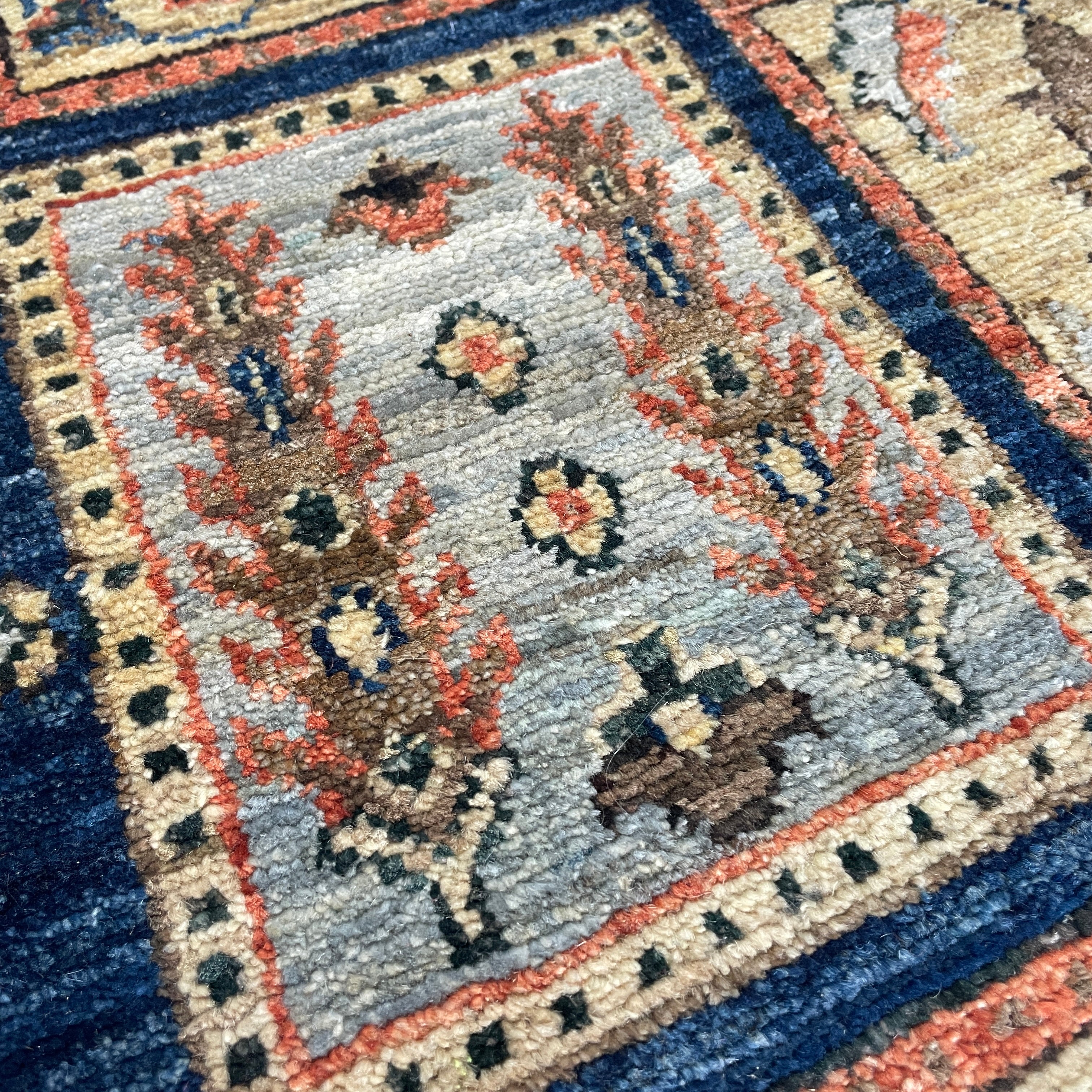 Afghan Ziegler Runner 'Tray of Flowers'