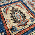 Afghan Ziegler Runner 'Tray of Flowers'