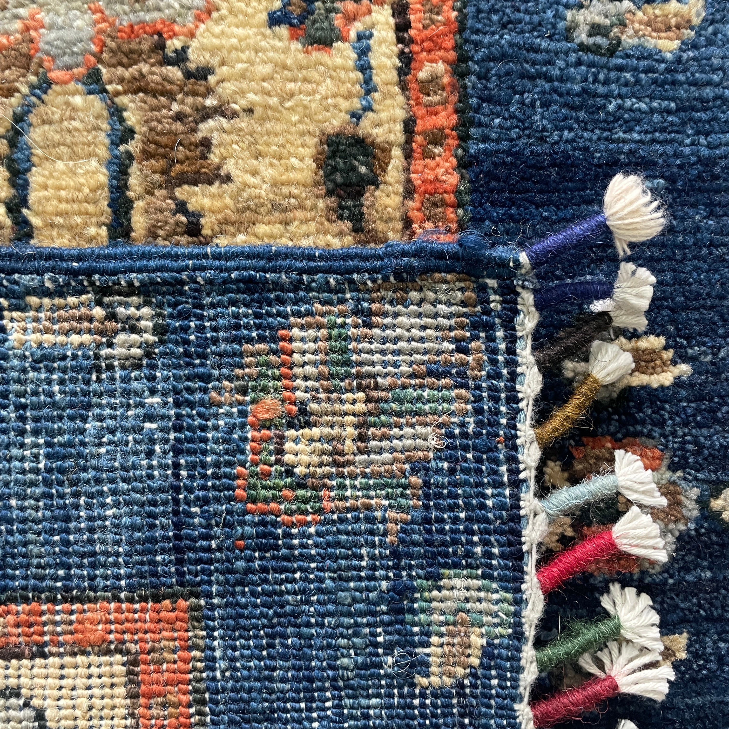 Afghan Ziegler Runner 'Tray of Flowers'