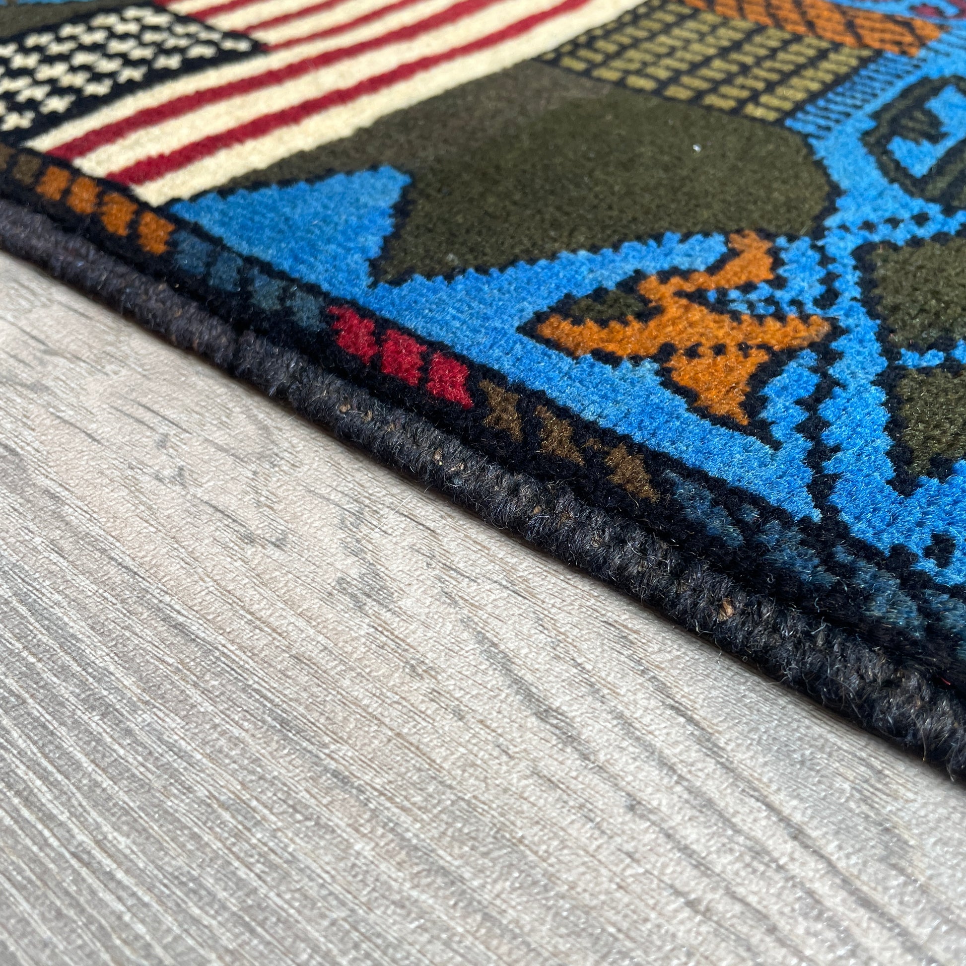 81 x 62 cm | Afghan 9/11 War Rug