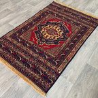 Afghan Fine Maliki Soumak Kilim Rug