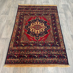 Afghan Fine Maliki Soumak Kilim Rug