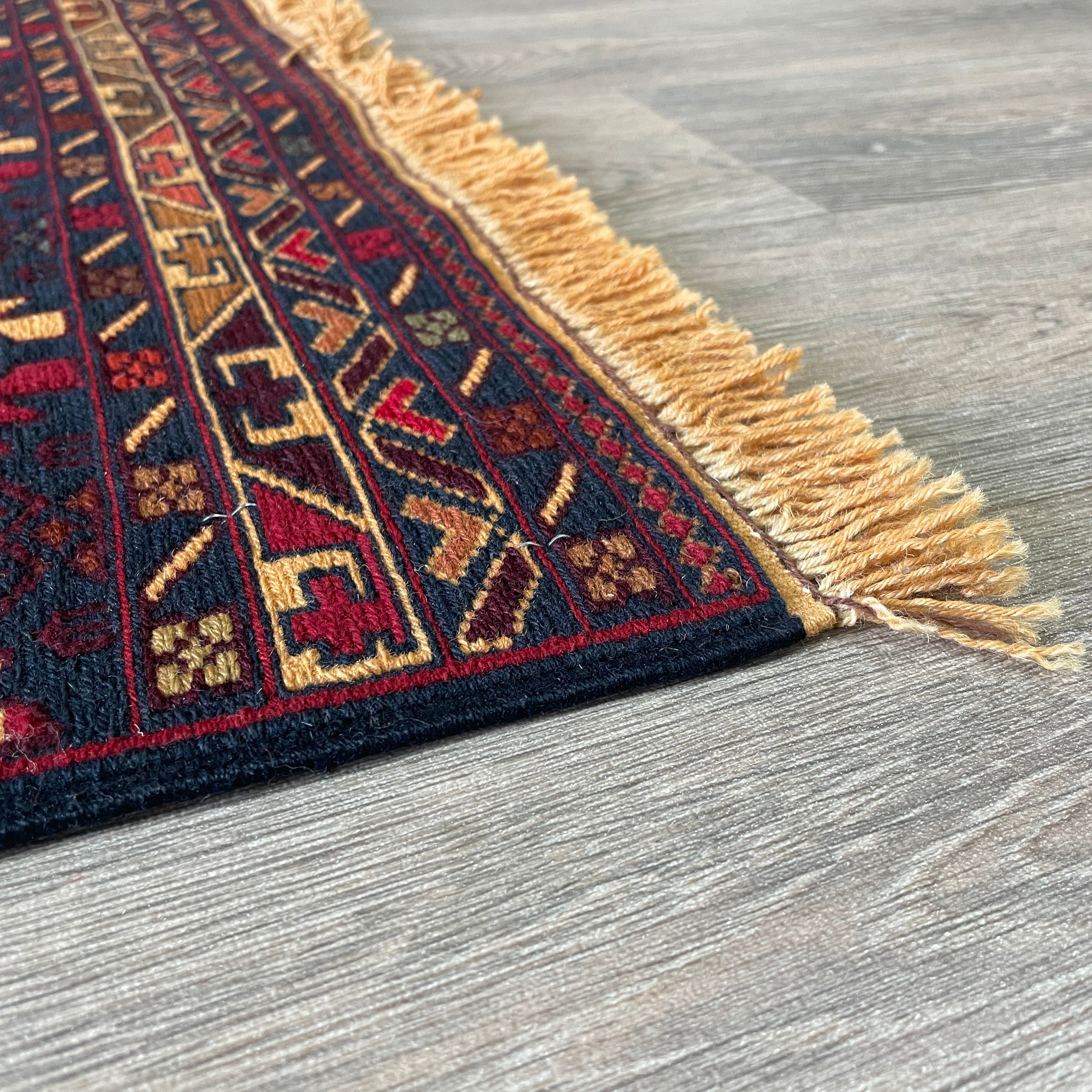 Afghan Fine Maliki Soumak Kilim Rug