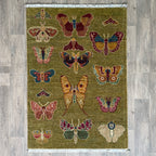 176 x 120 cm | Afghan Fine Gabbeh Rug - Khorasan Rugs
