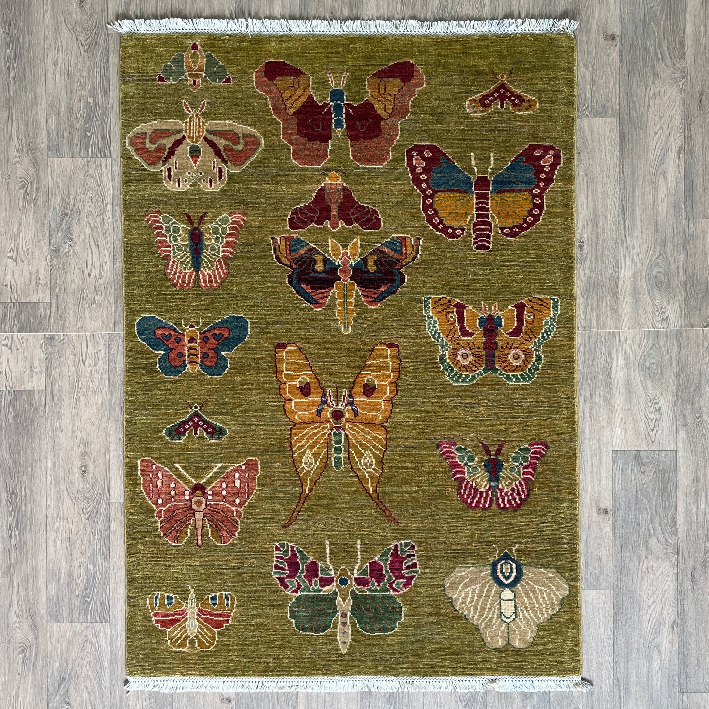 176 x 120 cm | Afghan Fine Gabbeh Rug - Khorasan Rugs