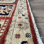 Afghan Ziegler Rug 'Tray of Flowers'