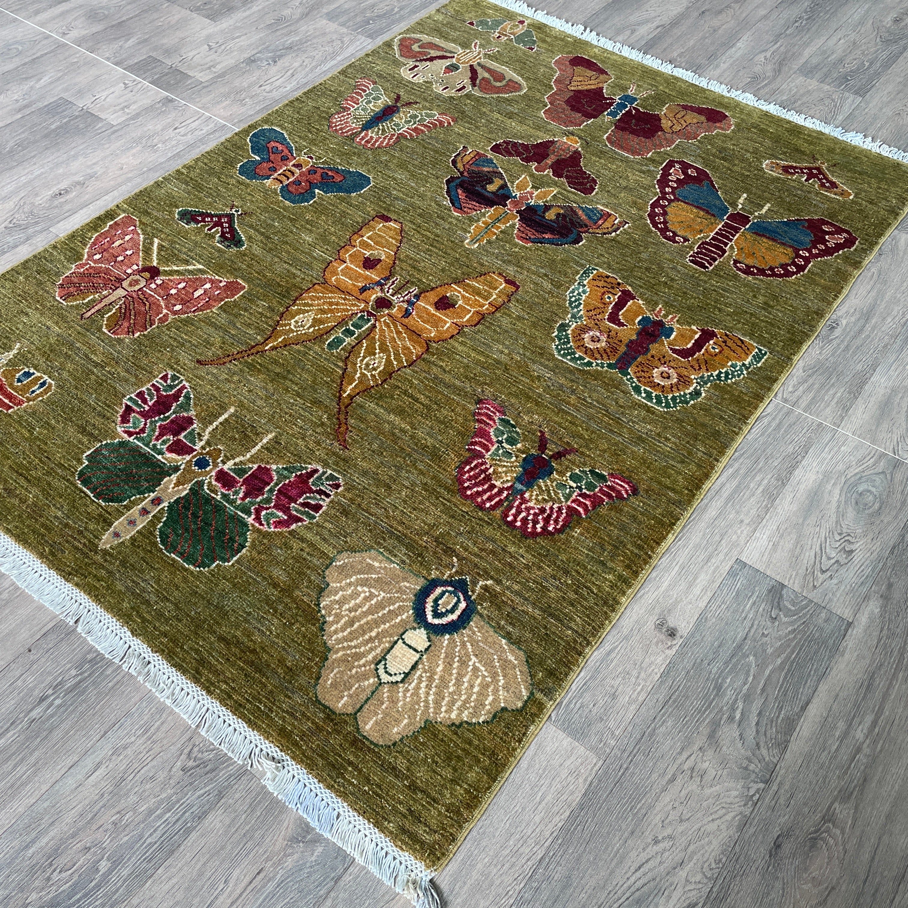 176 x 120 cm | Afghan Fine Gabbeh Rug - Khorasan Rugs