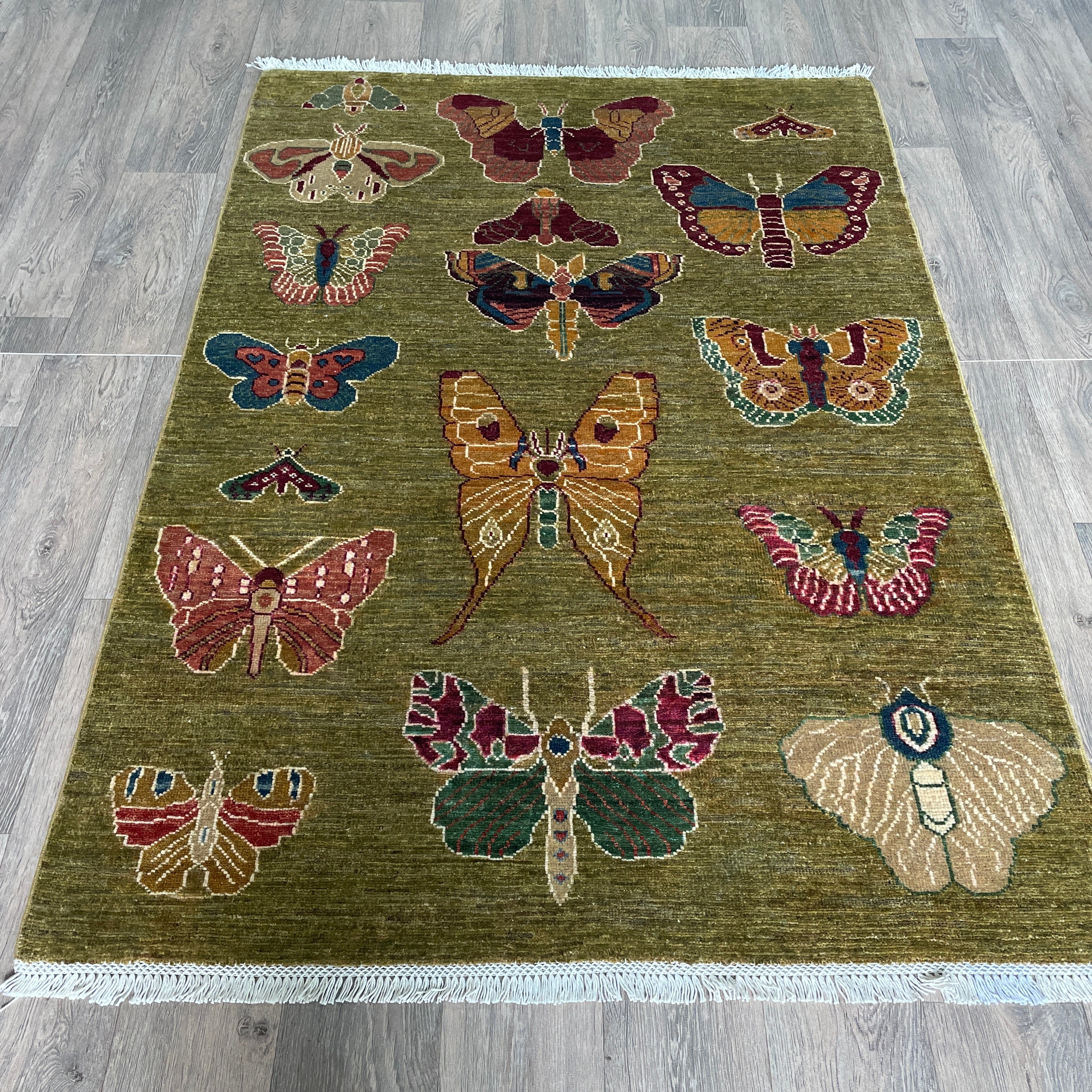 176 x 120 cm | Afghan Fine Gabbeh Rug - Khorasan Rugs