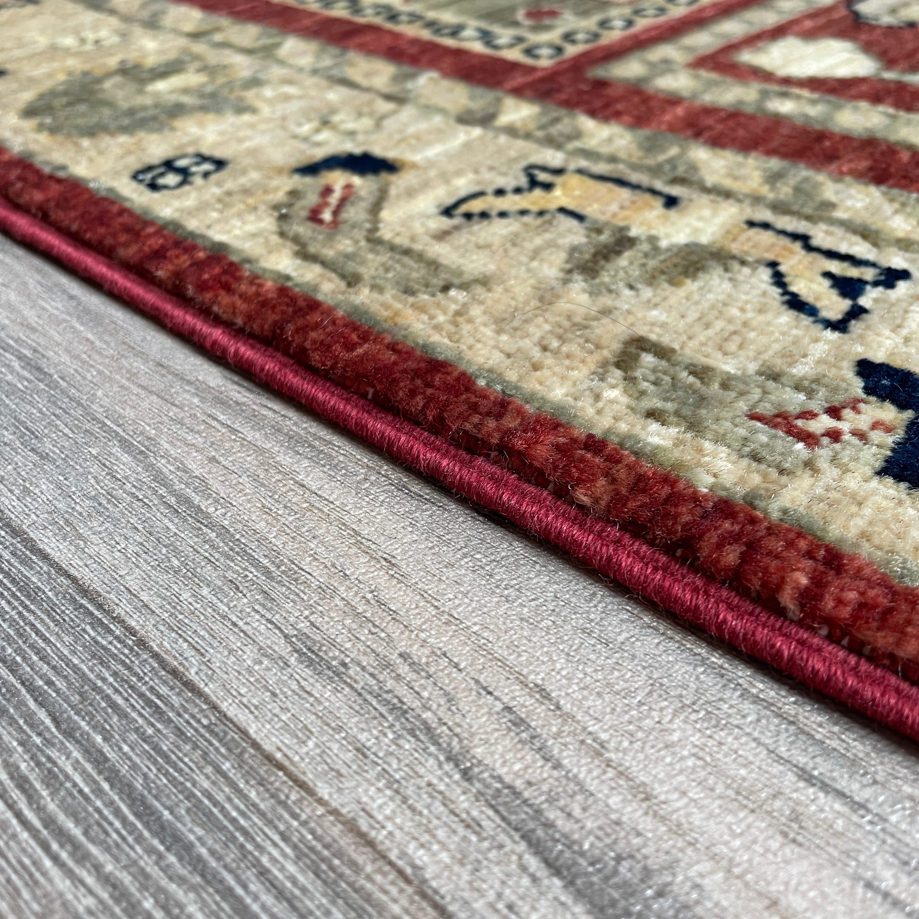 Afghan Ziegler Rug 'Tray of Flowers'
