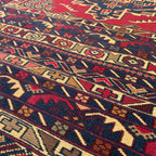 Afghan Fine Maliki Soumak Kilim Rug