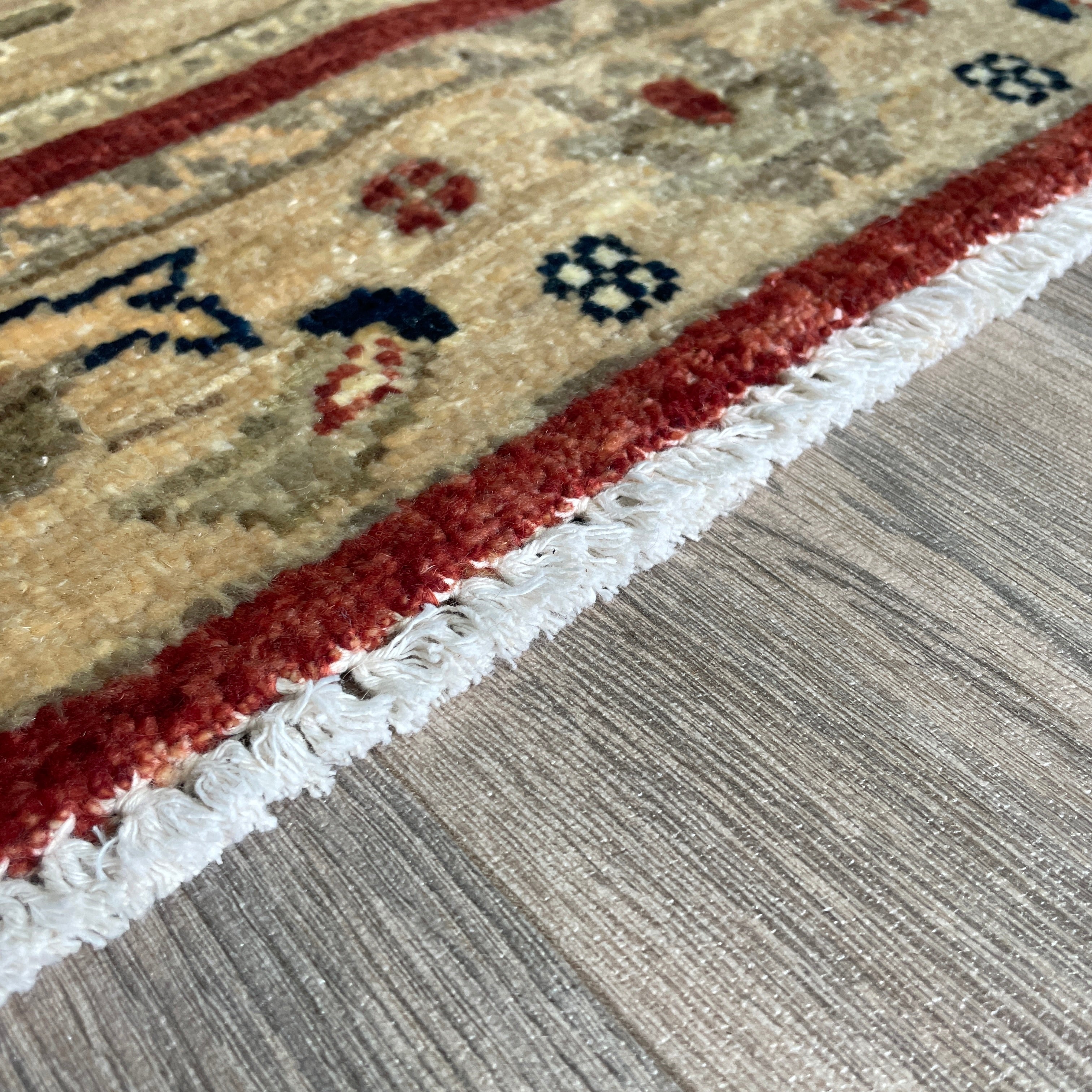 Afghan Ziegler Rug 'Tray of Flowers'
