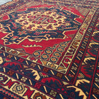 Afghan Fine Maliki Soumak Kilim Rug