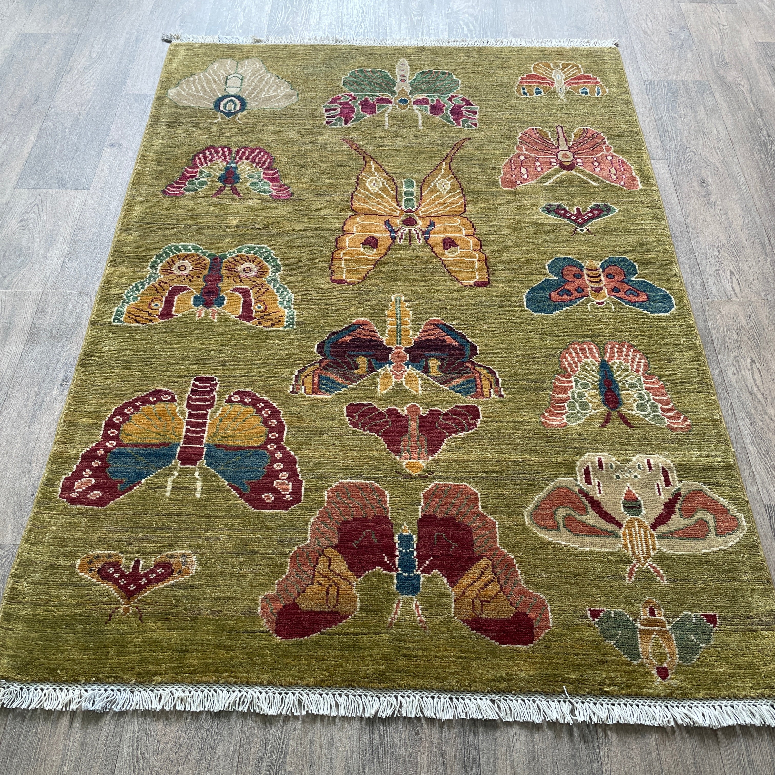 176 x 120 cm | Afghan Fine Gabbeh Rug - Khorasan Rugs