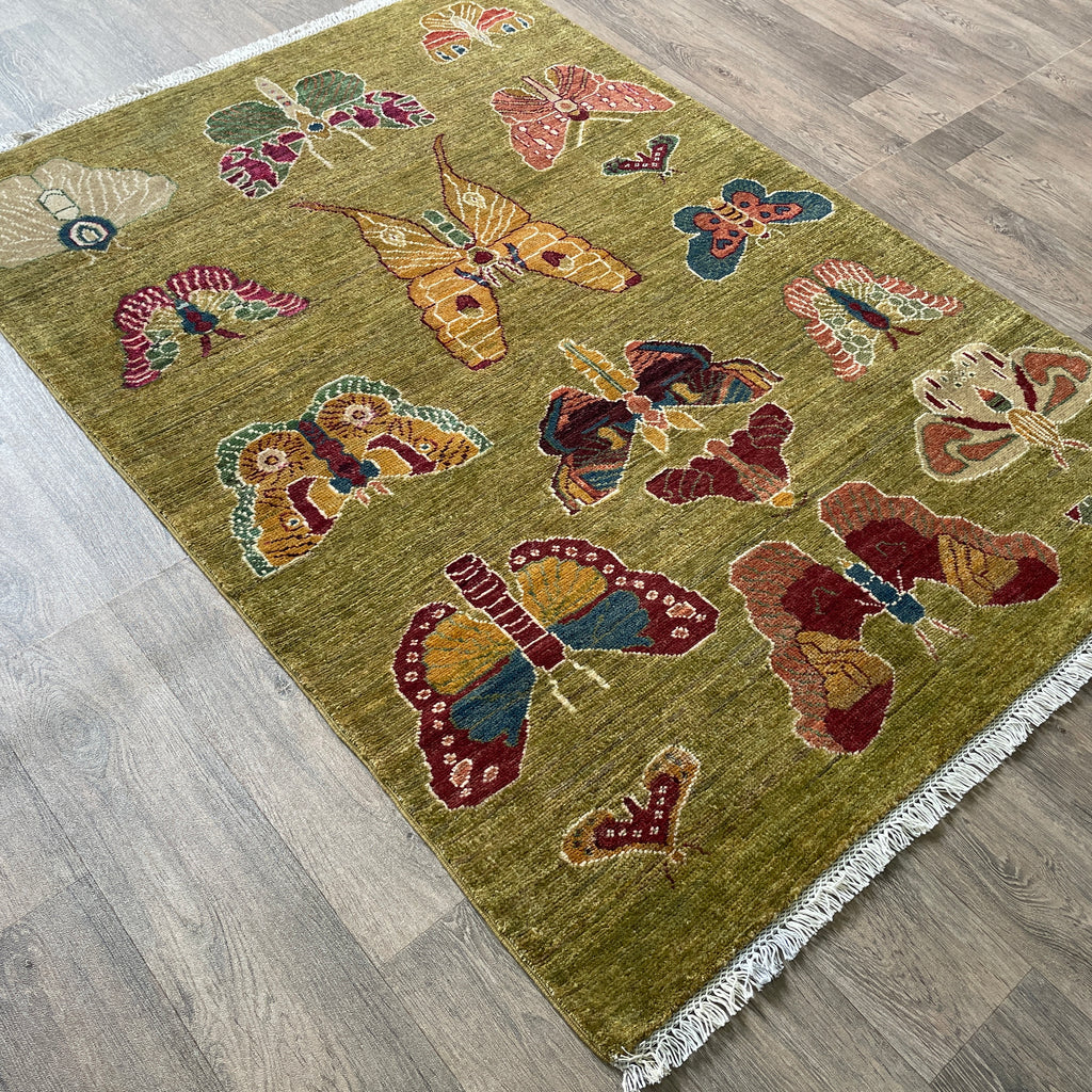 176 x 120 cm | Afghan Fine Gabbeh Rug - Khorasan Rugs