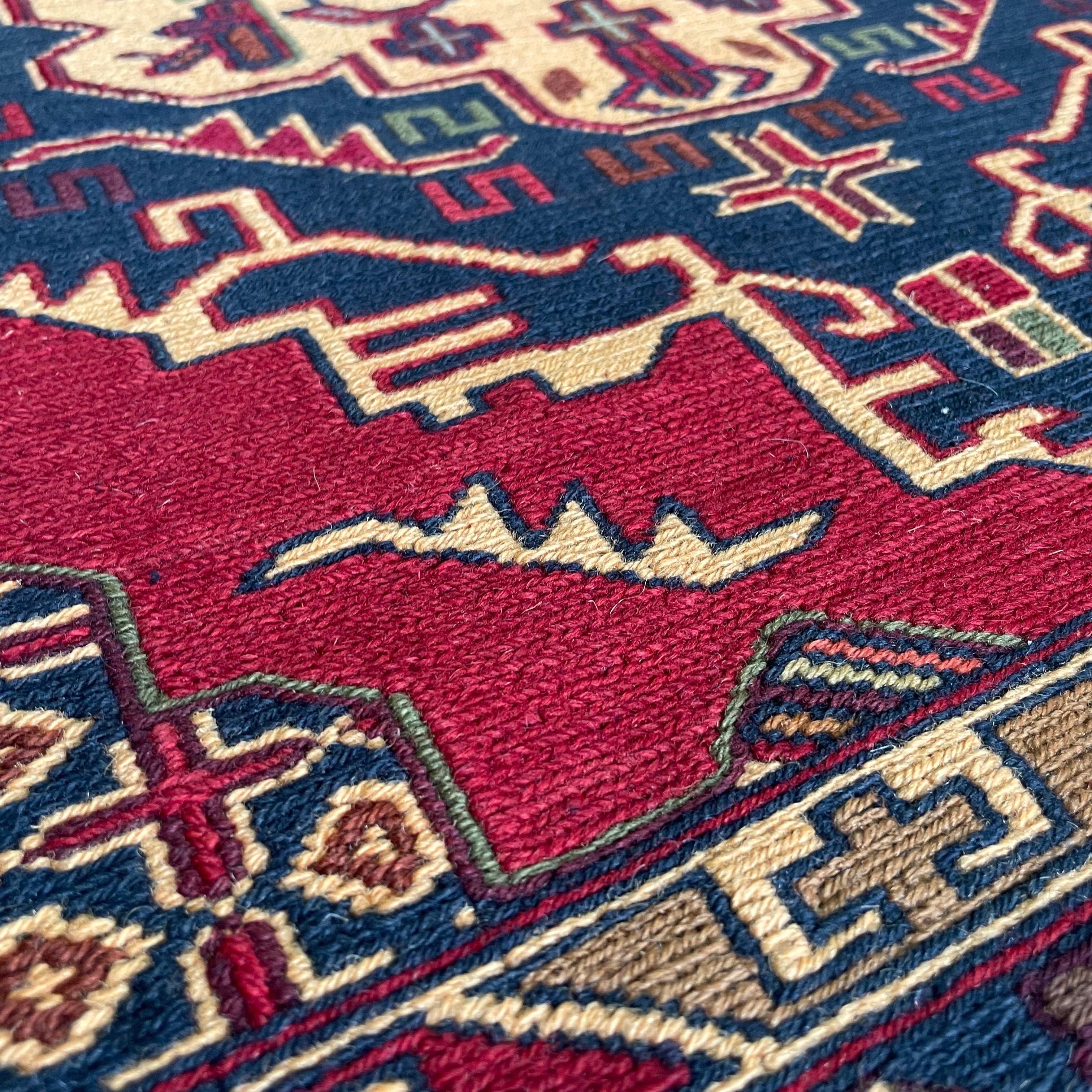 Afghan Fine Maliki Soumak Kilim Rug