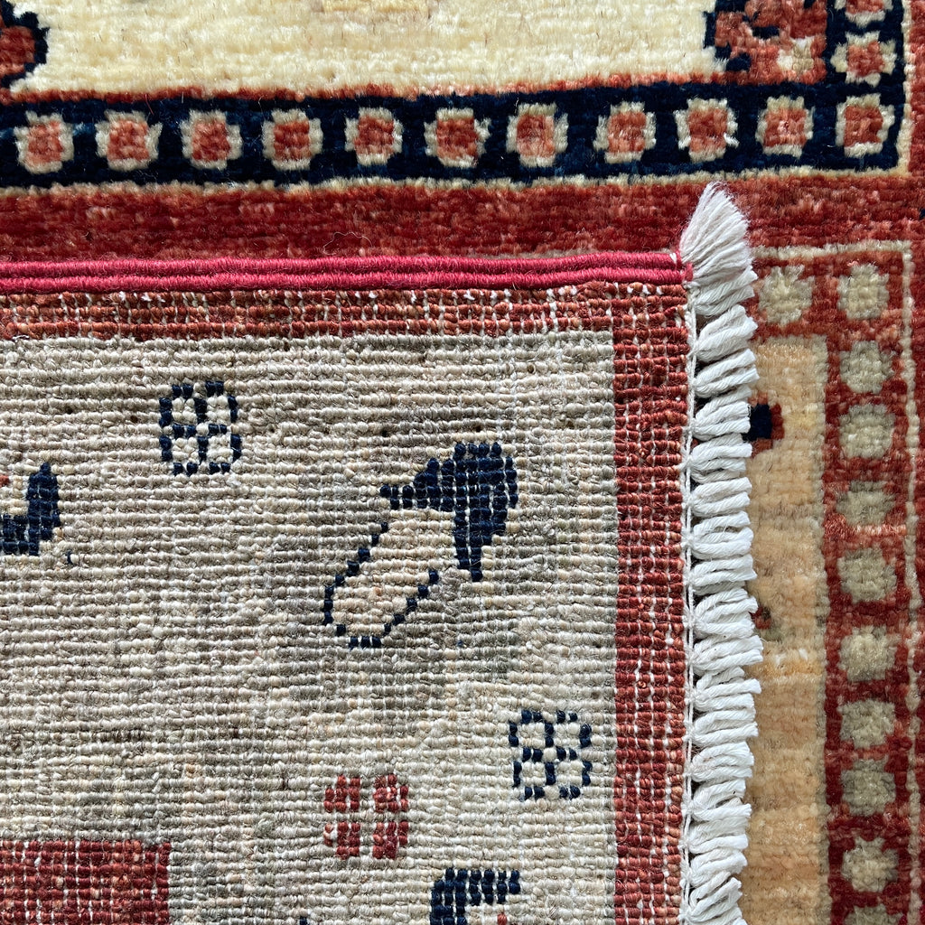 Afghan Ziegler Rug 'Tray of Flowers'