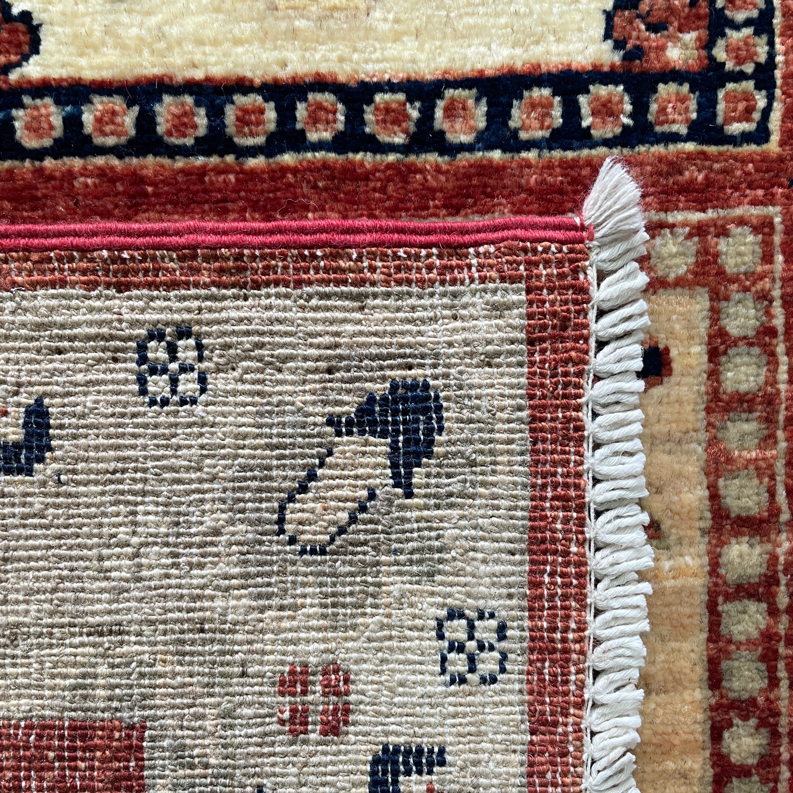 Afghan Ziegler Rug 'Tray of Flowers'